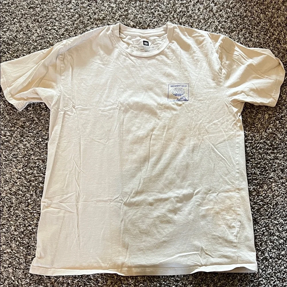 686 Cream Short Sleeve Tee - Picture 1 of 3
